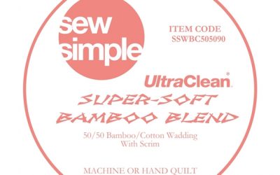 Sew Simple Super-Soft 50/50 Cotton/Bamboo Blend Wadding