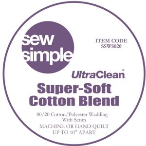 Sew Simple Super-Soft 80/20 Cotton Blend Wadding