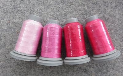 Glide – Pack of 4 Threads – Cotton Candy/Pink/Raspberry/Rhododendron