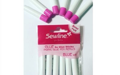 Sewline Blue Refill for Glue Pen – 6 Pack – Water Soluble – Blue (FAB50063)