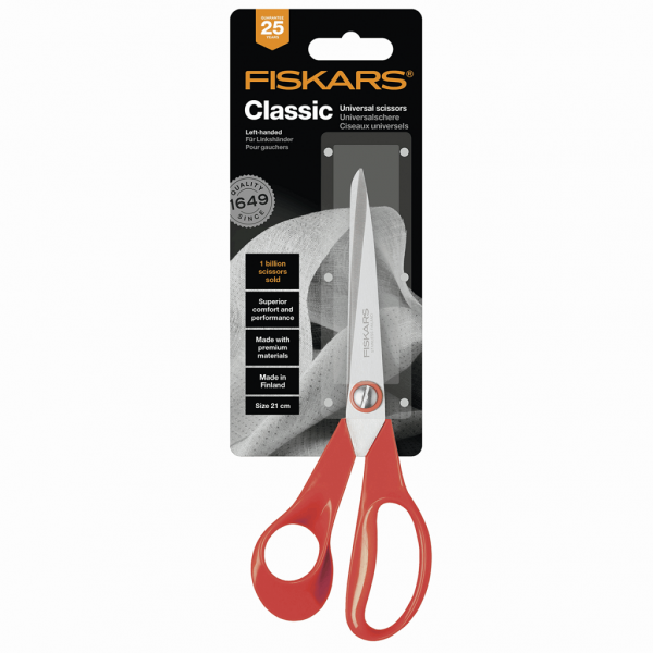 Fiskars Scissors: General Purpose (LH): 21cm/8.25in (F9850)
