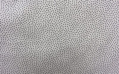 Freckle Dots – White with Black Dots (3184)