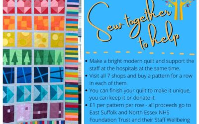 Sew together to help – Blue Row – Kit with Pattern – (STG)