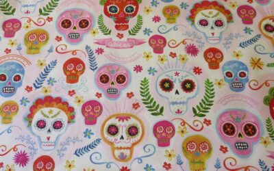 Sugar Skulls by Michael Miller – CX9423-BLUS-D (3332) – Blush