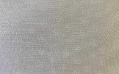 Stof Fabrics – White on White – Small Flower Detail (4282)