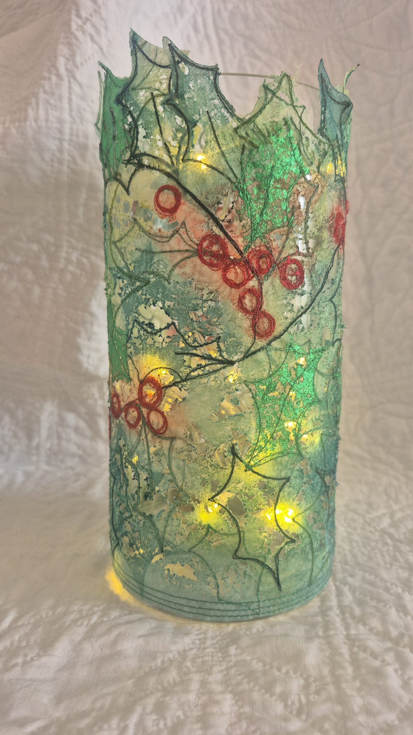 Holly lantern 1 Beginners Quilt